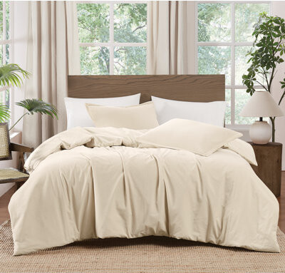 Brooklyn Loom Matte Cotton Velvet Duvet Set