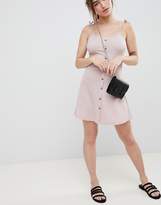 Thumbnail for your product : New Look Petite Button Through Skater Dress