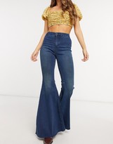asos bellbottom jeans