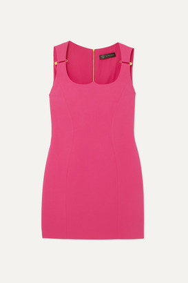 Versace Embellished Crepe Mini Dress - Pink