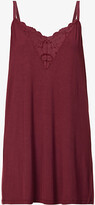 Thumbnail for your product : Eberjey Womens Mulberry Naya Double-insert Stretch-jersey Chemise