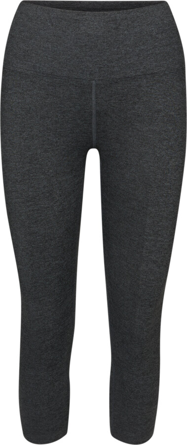 NOBULL - Women's High-Rise Matte Tight 21" - Charcoal Heather Matte