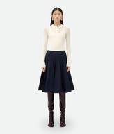 Sartorial Wool Pliss? Maxi Skirt 