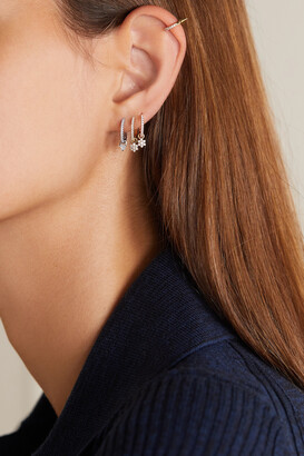 Maria Tash Eternity 9.5mm 18-karat White Gold Diamond Earring - One size