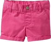 Thumbnail for your product : Old Navy Cuffed Twill Shorts for Baby