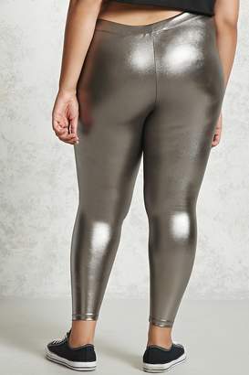 Forever 21 Plus Size Faux Leather Leggings