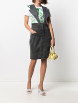 Thumbnail for your product : Moschino Pre-Owned 1990s Detachable Lapels Denim Skirt