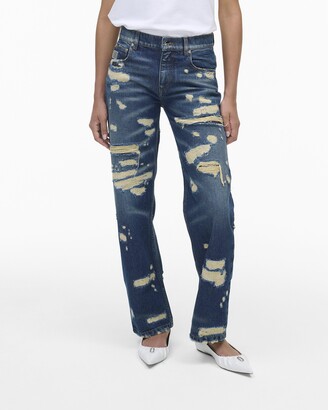 デニム・ジーパン MARC JACOBS 'The Rip And Repair Straight Jean' jeans Marc jacobs 'the rip and repair straight jean' jeans