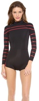 Thumbnail for your product : Cynthia Rowley Striped Wetsuit
