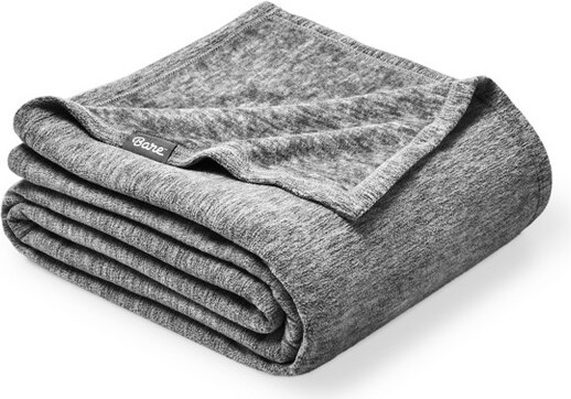 Bare Home Dark Blue Twin/Twin XL Lightweight Polar Fleece Blanket