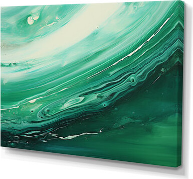 Jade Jupiter Planet In Outer Space On Canvas Print