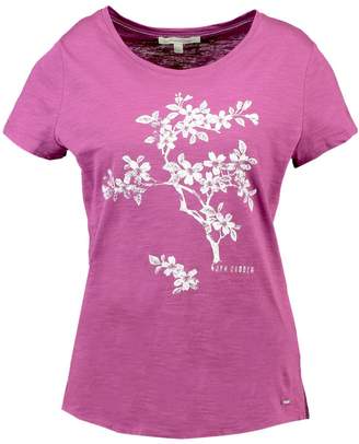 Tom Tailor EASY FLOWER Print Tshirt washed berry