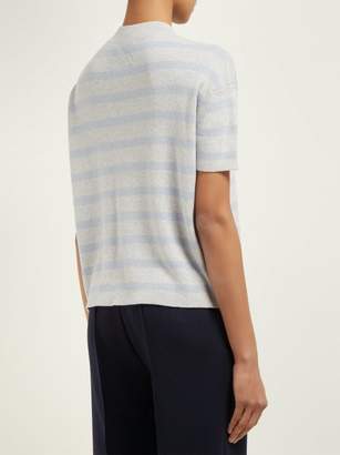 Barrie Summer Vibration Striped Cashmere Sweater - Womens - Grey Multi