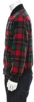 Thumbnail for your product : Opening Ceremony Plaid Varsity Jacket w/ Tags