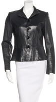 Thumbnail for your product : Ralph Lauren Leather Fitted Jacket