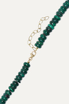 Thumbnail for your product : HARRIS ZHU Gold Malachite Necklace - Green
