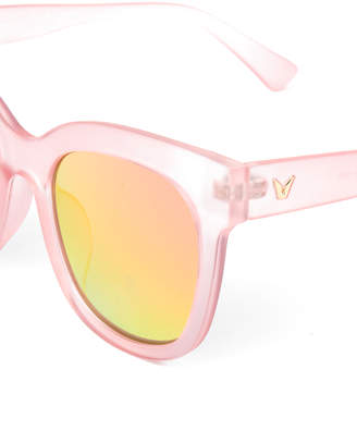 Missy Empire Tullia Pink Clear Cat Eye Sunglasses