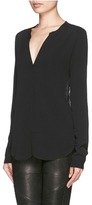 Thumbnail for your product : Nobrand 'Elwire' floral lace panel crepe blouse
