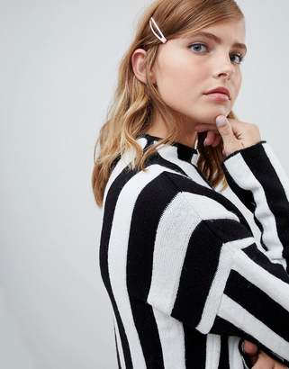 ASOS DESIGN Vertical Stripe Sweater Dress