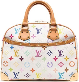 Totally cloth handbag Louis Vuitton White in Cloth - 27508426