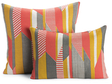 Thumbnail for your product : Design Within Reach Textured Stripe Pillow, Pink"