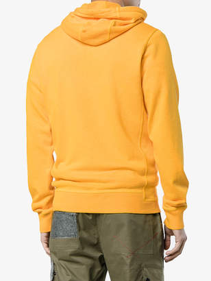 Stone Island Yellow Logo Hooded Sweater
