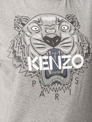 Kenzo tiger-print cotton T-shirt