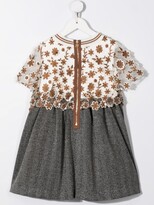 Thumbnail for your product : Mi Mi Sol Floral Embroidery Dress