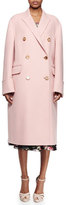 Thumbnail for your product : Alexander McQueen Double-Breasted Long Coat, Fox Glove