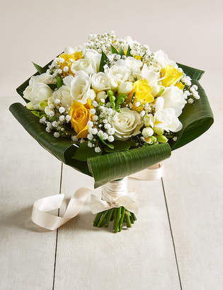 Marks and Spencer Yellow & White Rose & Freesia - Large Wedding Party Package