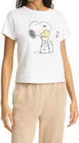Thumbnail for your product : RE/DONE Classic Snoopy & Woodstock Graphic Tee