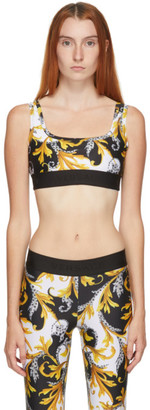 versace jungle print sports bra