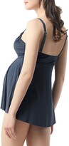 Thumbnail for your product : Kimi and Kai Ariana Ruched Overlay One-Piece Maternity Swimsuit
