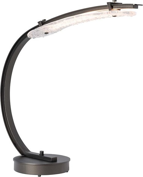 Hubbardton Forge Glissade LED Table Lamp in Black