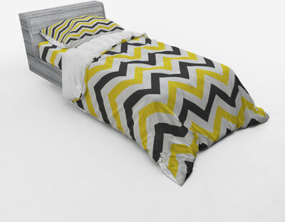 Ambesonne Large In Design Horizontal Tile Duvet Cover Set