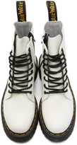 Thumbnail for your product : Dr. Martens White Jadon Boots