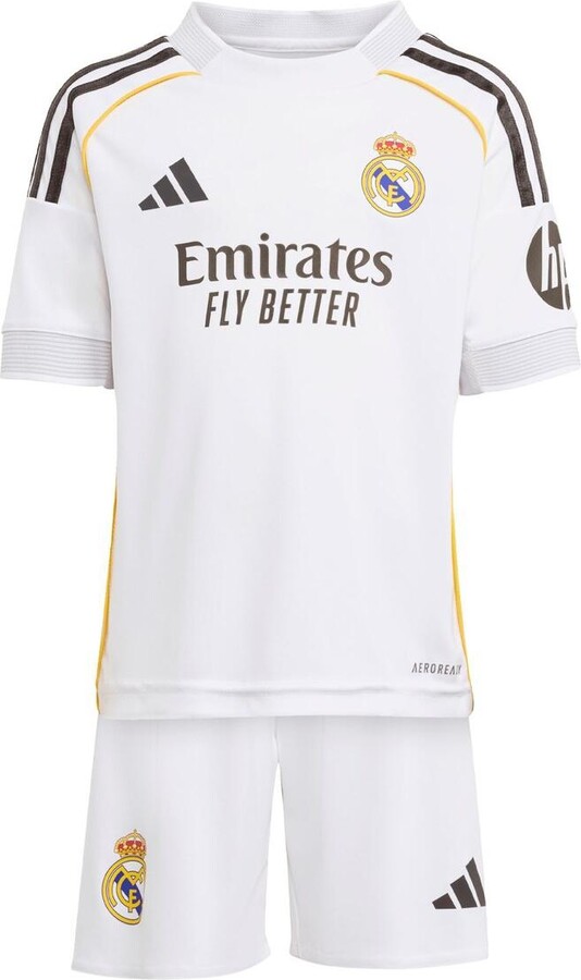 adidas Toddler White Real Madrid 2025/26 Mini Kit