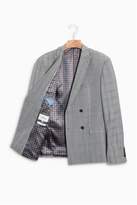 Thumbnail for your product : Next Mens Light Grey Slim Fit Check Suit: Jacket