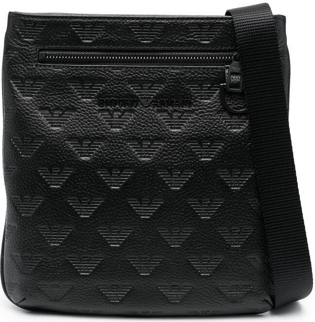 Armani Leather Mens Bag | ShopStyle