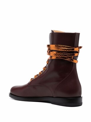 Giannico Hailey lace-up boots