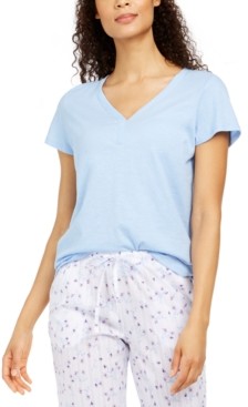 Charter Club Cotton Knit Pajama T-Shirt, Created for Macy's