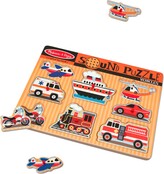 Thumbnail for your product : Melissa & Doug Kids Toy, Vehicles Sound Puzzle