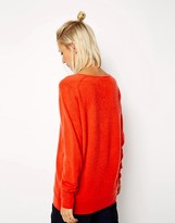 Thumbnail for your product : ASOS Cashmere V-Neck Jumper