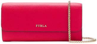 Furla chain flap wallet