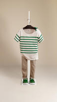 Thumbnail for your product : Burberry Breton Stripe Long T-shirt