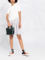 Thumbnail for your product : See by Chloe Ruffle-Collar Short-Sleeved Knitted Top