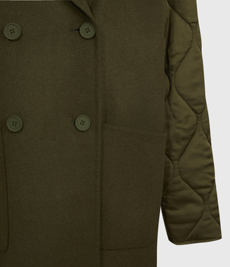AllSaints Florence Wool Blend Coat