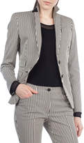 Thumbnail for your product : Akris Punto Striped Denim Two-Button Blazer