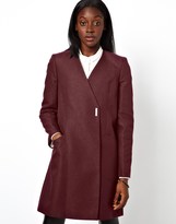 Thumbnail for your product : ASOS Coat With Metallic Texture