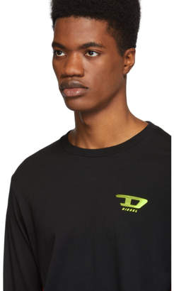Diesel Black T-Harus Long Sleeve T-shirt